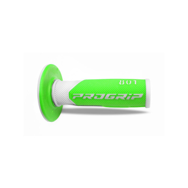 Манетки офф-роад Progrip 801 біло-зелені флуо