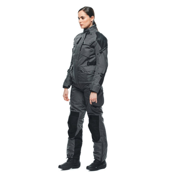 Жіноча текстильна мотоциклетна куртка Dainese Ladakh 3L D-Dry сіро-чорна