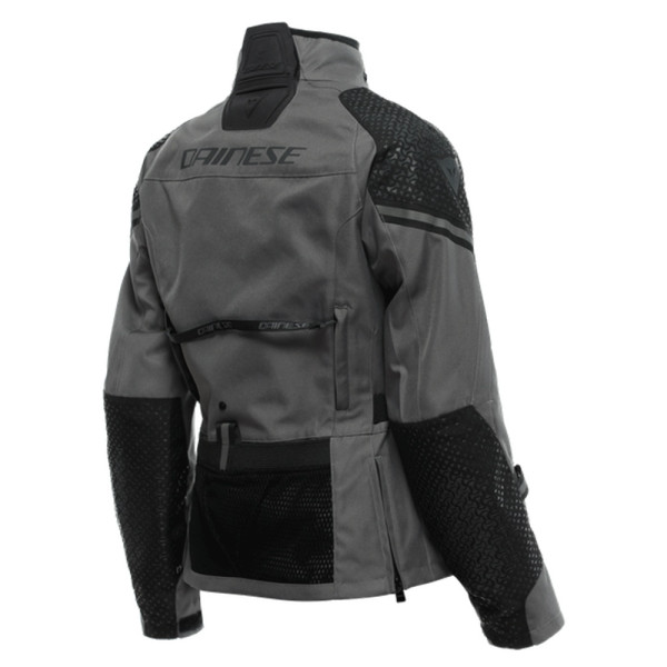 Жіноча текстильна мотоциклетна куртка Dainese Ladakh 3L D-Dry сіро-чорна