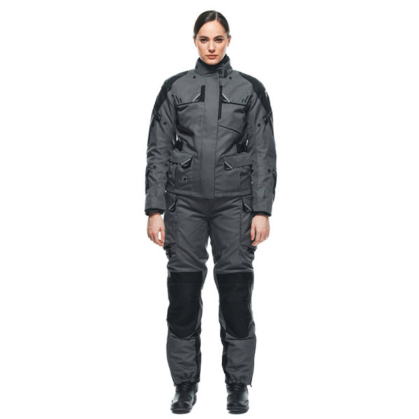 Жіноча текстильна мотоциклетна куртка Dainese Ladakh 3L D-Dry сіро-чорна