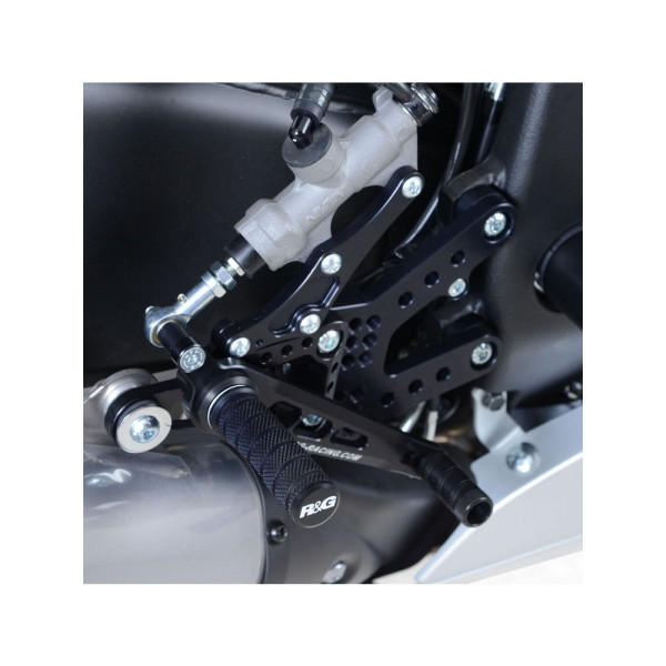 регулювані підножки (набір) R&G для Yamaha YZF-R6 (06-16)