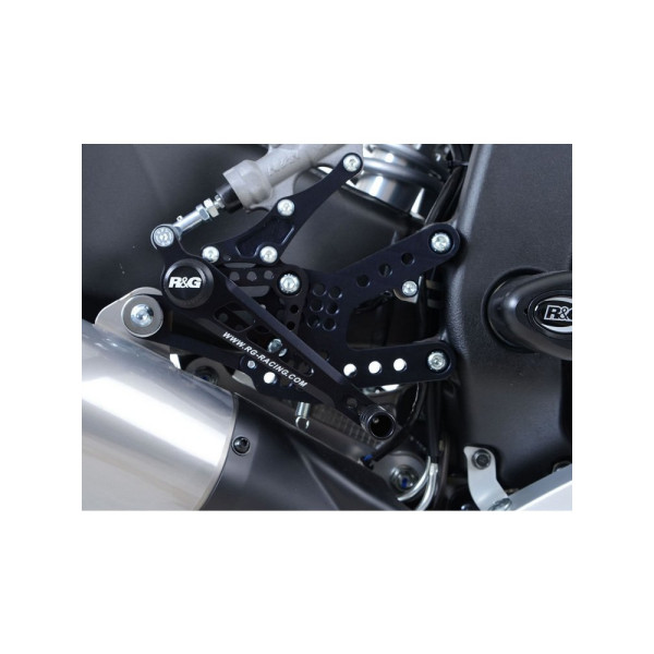 регулювані підножки (набір) R&G для Yamaha YZF-R6 (06-16)