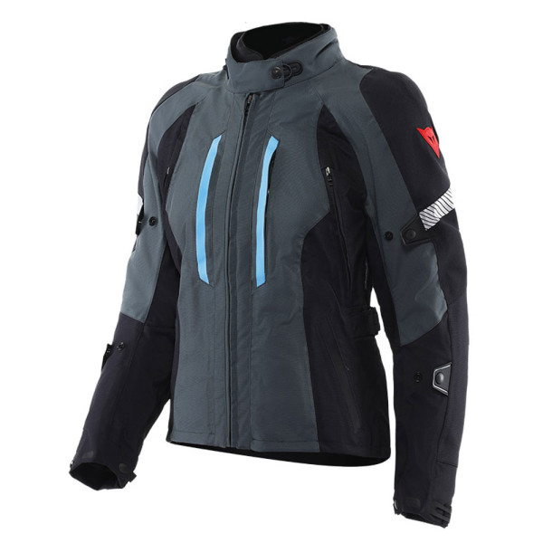 Жіноча текстильна мотоциклетна куртка Dainese Mangen Absoluteshell Pro сіро-чорна