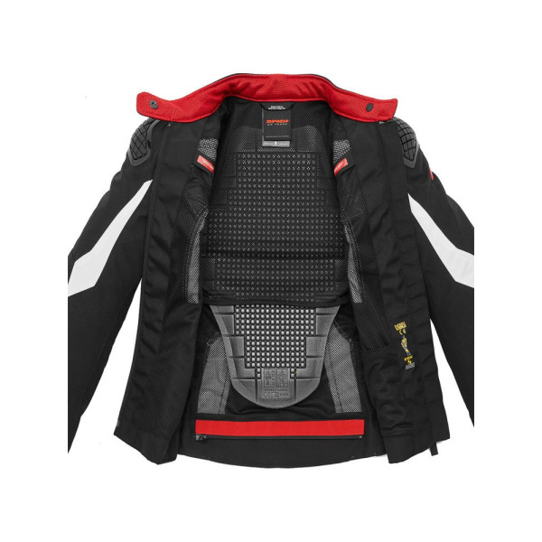 Куртка мотоциклетна жіноча Spidi Sport Warrior Tex Lady чорнобіла