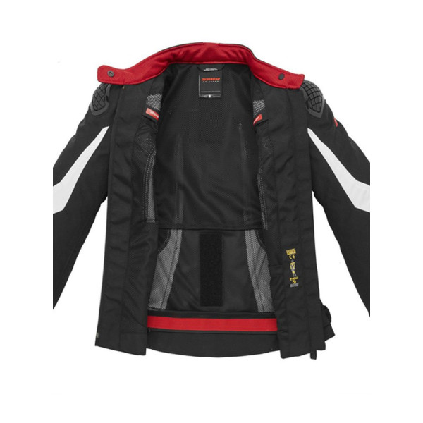 Куртка мотоциклетна жіноча Spidi Sport Warrior Tex Lady чорнобіла