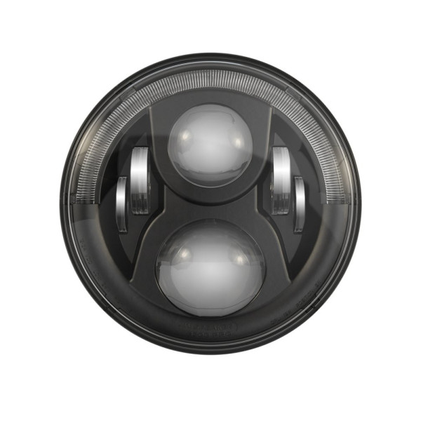 Рефлектор світла ближнього і дальнього з DRL 8700 EVO 2 PRO LED J.W. SPEAKER 18cm чорний + кріплення до Triumph SPEED TRIPLE 1050 R (12-15)