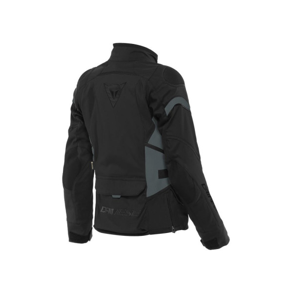 Жіноча текстильна мотоциклетна куртка Dainese Carve Master 3 Gore-Tex чорна-сіра