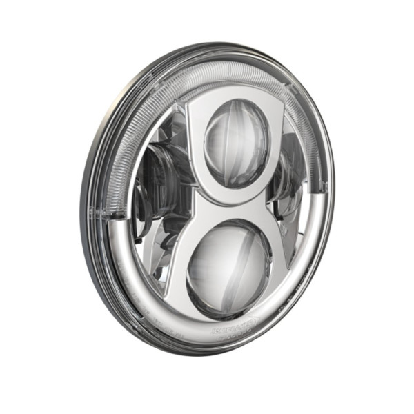 Рефлектор світла ближнього та дальнього з DRL 8700 EVO 2 PRO LED J.W. SPEAKER 18cm + кріплення