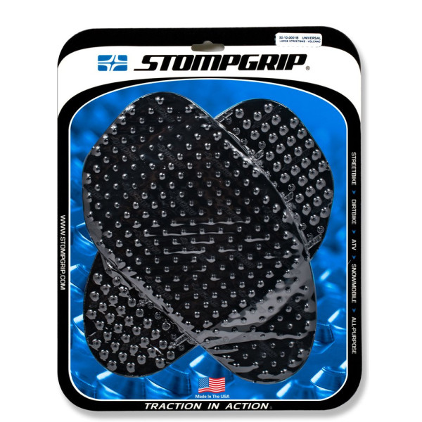 Бічні накладки на бак Volcano великі Stompgrip чорні