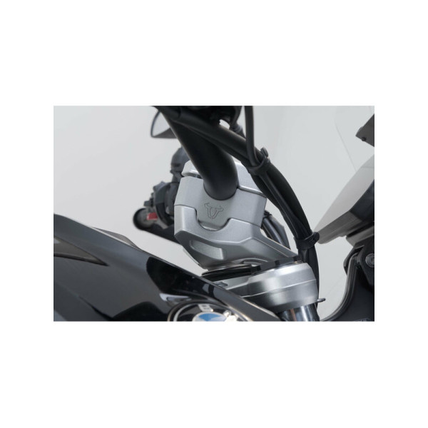 Набір для підвищення керма SW-MOTECH BMW R 1300 GS ABS (24-)/ Adventure (24-) срібний