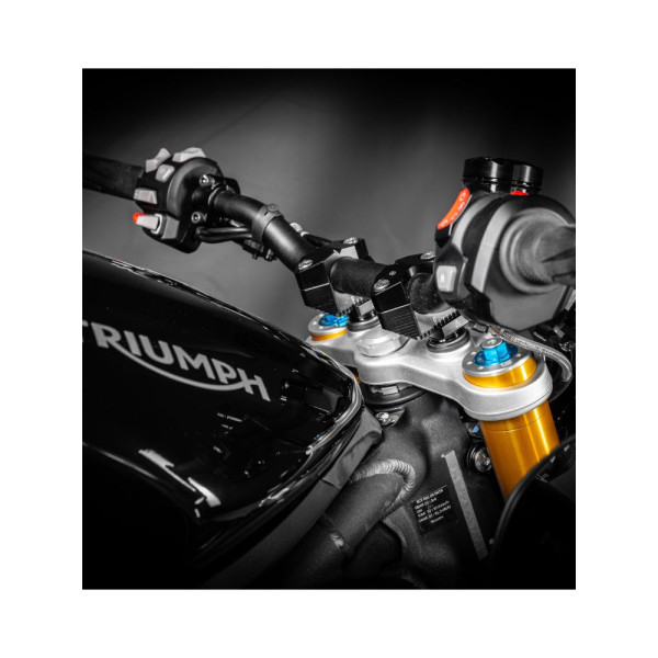 Підвищення керма GILLES 2D.GT Triumph Speed Triple 1200 RS (22-) алюмінієве чорне