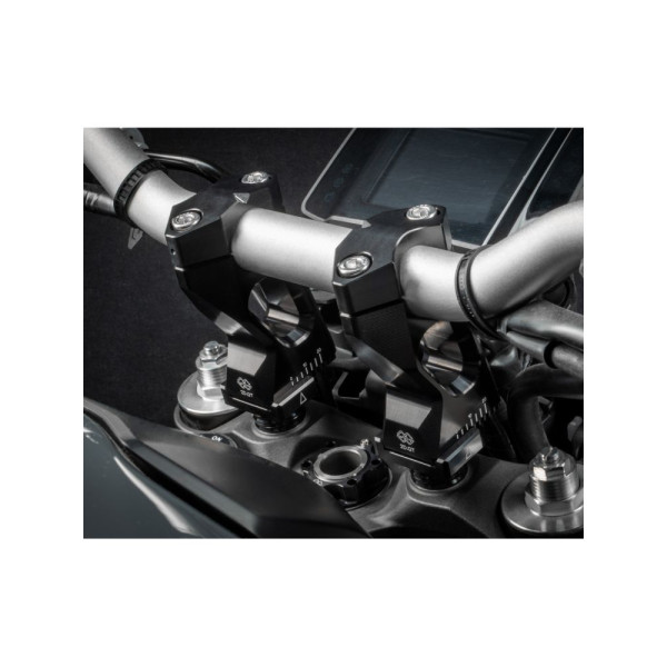 Підвищення керма GILLES 2D.GT Yamaha MT-09 (21-22) / XSR 900 (22) алюмінієве чорне