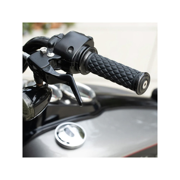 Манетки Biltwell AlumiCore Dual Cable для кермів діаметром 25.4 мм чорні