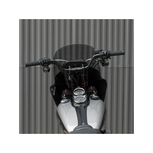 Манетки Biltwell AlumiCore Dual Cable для кермів діаметром 25.4 мм чорні
