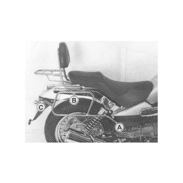Каркас Hepco&Becker під шкіряні бічні сумки Moto Guzzi Nevada Classic V 750 ie 10-11 / Aquilia Nera 04-