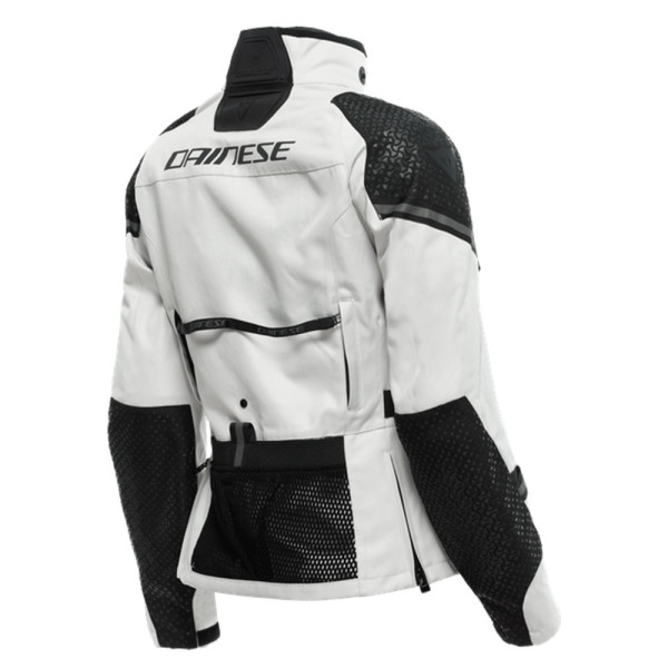 Жіноча текстильна мотоциклетна куртка Dainese Ladakh 3L D-Dry біло-чорна