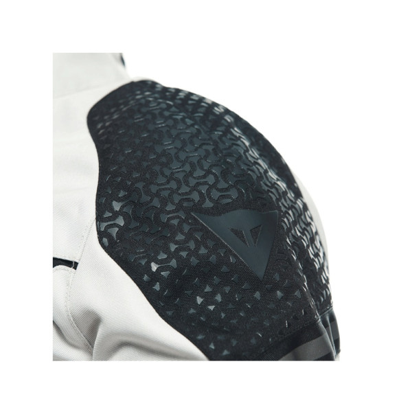 Жіноча текстильна мотоциклетна куртка Dainese Ladakh 3L D-Dry біло-чорна
