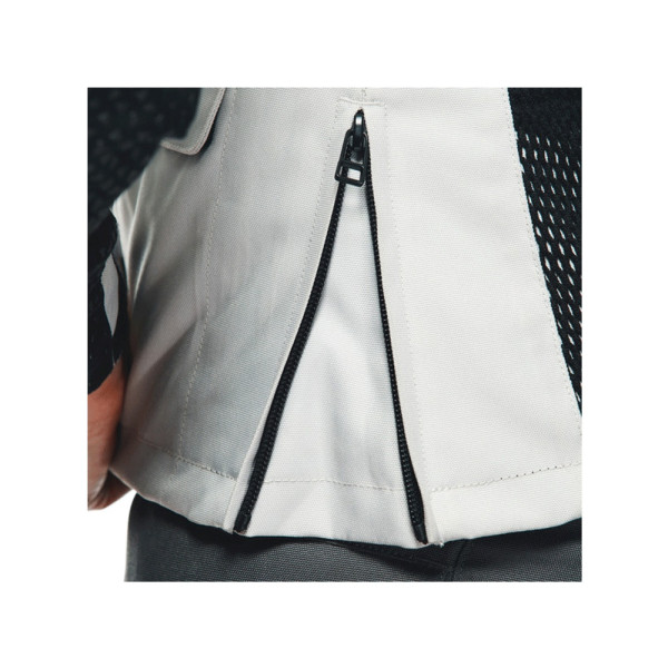 Жіноча текстильна мотоциклетна куртка Dainese Ladakh 3L D-Dry біло-чорна