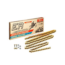 KTM LC4 350 93-95 комплект приводу DID520 ERS2 G&G EXCLUSIVE RACING (ланцюг супер посилений, безорінговий, gold&gold) зірочки SUNSTAR