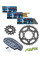 KTM ADVENTURE 990 10-13/990R 10-13 комплект приводу DID525 ZVMX G&G SUPER STREET (X-кільце гіпер-посилений, золотий) зірочки SUNSTAR