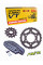 SUZUKI DRZ 400S 00-15 комплект приводу DID520 VT2 ENDURO RACING X-RING (ланцюг X-ring вузький, суперпосилений) зірочки SUNSTAR