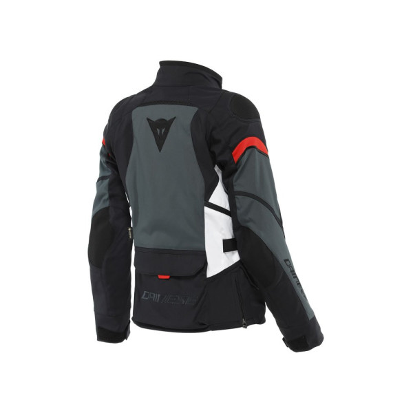 Жіноча текстильна мотоциклетна куртка Dainese Carve Master 3 Gore-Tex чорна-сіра-червона
