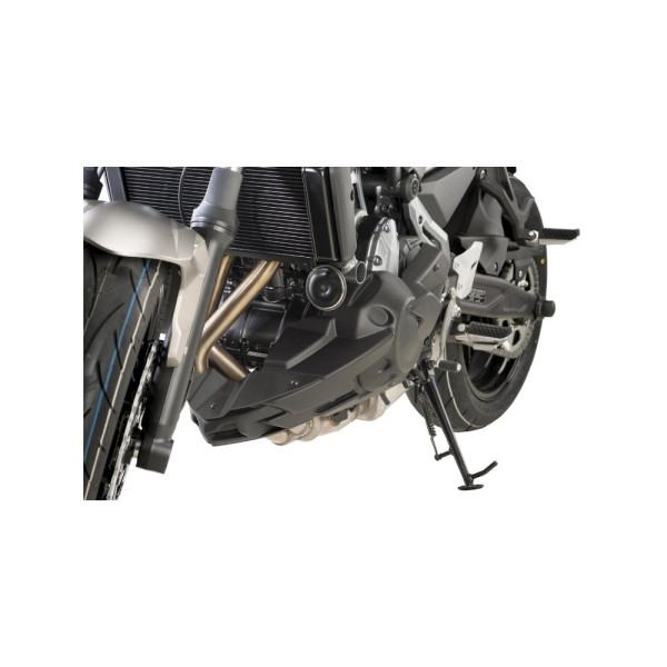 Спойлер двигуна PUIG для Kawasaki Z 650 (17-19) чорний матовий