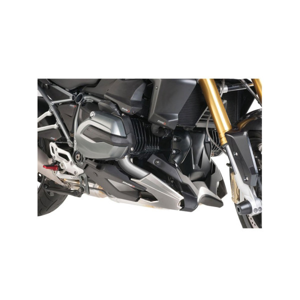 Нижній спойлер двигуна PUIG для BMW R1200 R/RS (15-18)(матовий чорний)