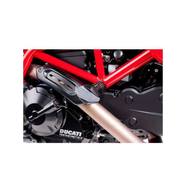 Краш-пади PUIG для Ducati Hypermotard / SP 13-15 / Hypermotard 939/SP 16-17 / Hyperstrada 939 16-17 (чорні)
