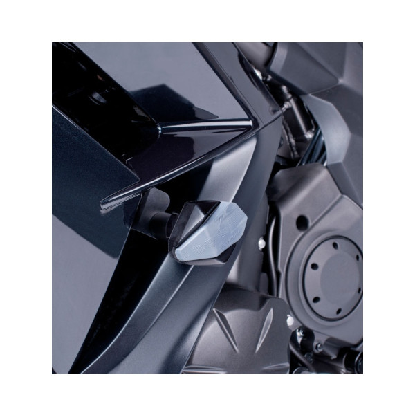 Краш-пади PUIG для Kawasaki ER6F 12-16 (чорні)