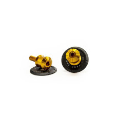Ролики важача PUIG для мотоциклів BMW S1000 / Ducati Multistarda 950 / Honda / Kawasaki / Suzuki/Triumph Tiger (M8 - золоті PRO)