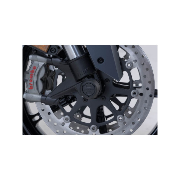 Краш-пади передньої осі SW-MOTECH для вибраних моделей Husqvarna/ KTM чорні