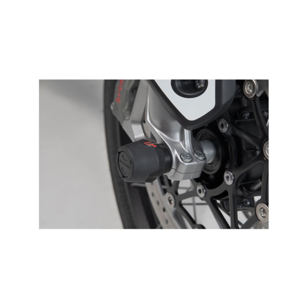 Краш-пади передньої осі SW-MOTECH Yamaha XJR 1300 RP19 (15-16), Triumph Tiger 1200 Rally Explorer / Rally Pro (22-), Tiger 850 Sport (21-), Honda X-Adv (20-)