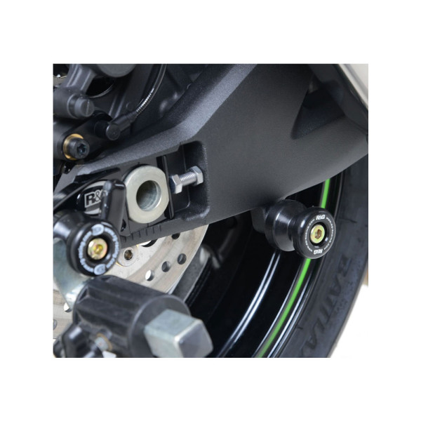 Ролики важеля R&G для Kawasaki ZX10-R (16-21), ZX-10RR (21), Suzuki SV650 Unfaired (16-17), SV650X (18-20) чорні