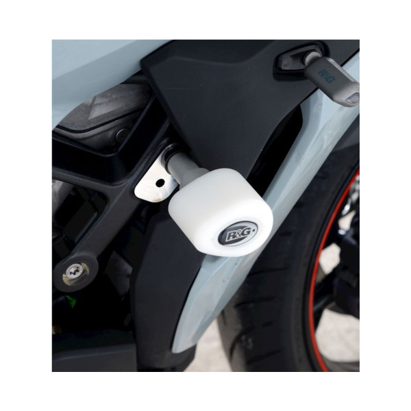 Краш-пади Aero R&G чорні для BMW S1000XR (20-21) білі