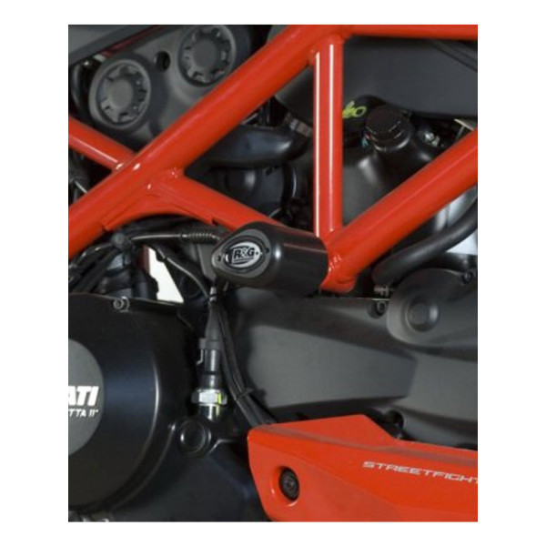 Краш-пади Aero R&G для Ducati 848 Streetfighter (12-15) чорні