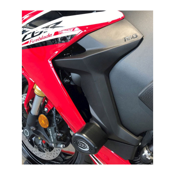 Краш-пади Aero R&G для Honda CBR1000RR Fireblade / SP / SP2 (17-19) (без свердління) чорні