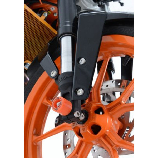 Слайдери переднього підвішування R&G для Husqvarna Svartpilen / Vitpilen, KTM Duke / RC помаранчеві