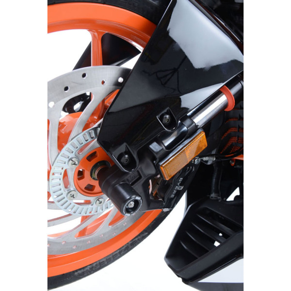 Слайдери переднього підвішування R&G для Husqvarna Svartpilen / Vitpilen, KTM Duke / RC чорні