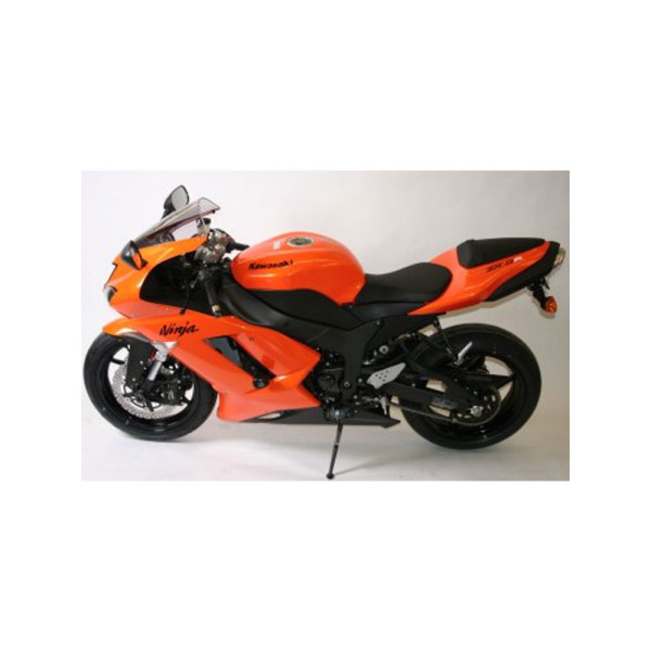 Краш-пади Aero R&G для Kawasaki ZX6-R (07-12) чорні