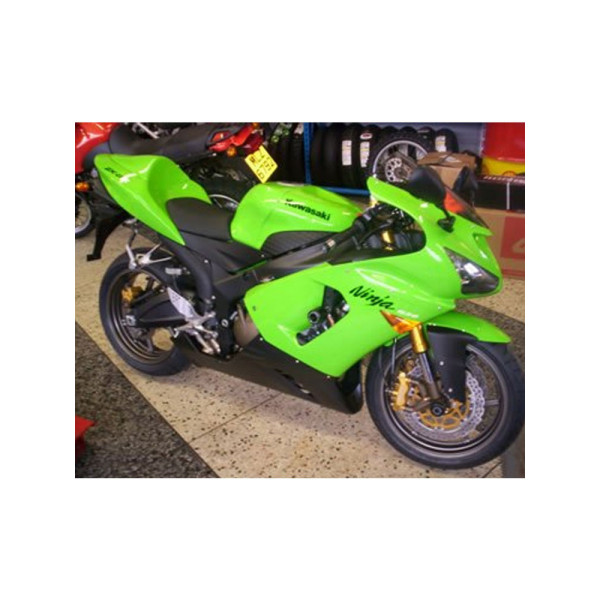 Краш-пади R&G для Kawasaki ZX6-R (05-06) чорні