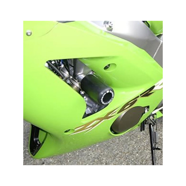 Краш-пади R&G для Kawasaki ZX6-R (03-04) чорні