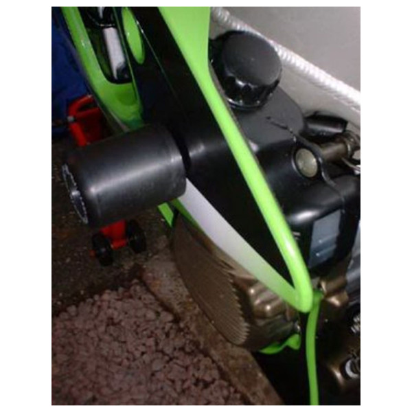 Краш-пади R&G для Kawasaki ZX6-R (98-02) чорні