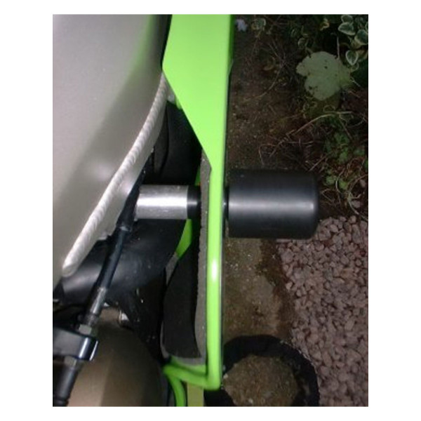 Краш-пади R&G для Kawasaki ZX6-R (98-02) чорні