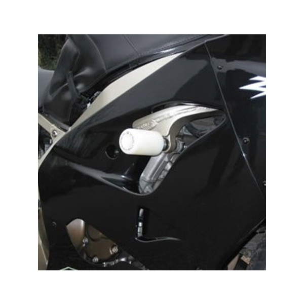 Краш-пади R&G для Kawasaki ZX9-R F (02-03) білі