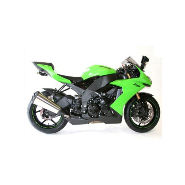 Краш-пади Aero R&G для Kawasaki ZX10-R (08-10) чорні