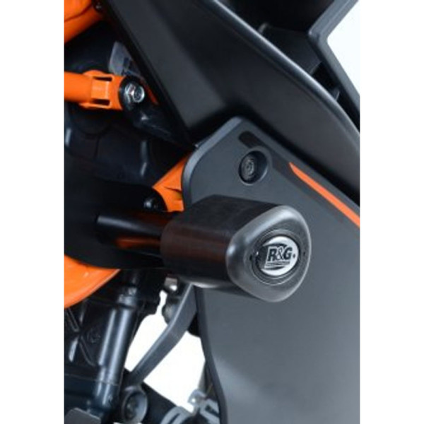 Краш-пади Aero R&G для KTM RC 125 (14-16) / RC 200 (14-16) / RC 390 (14-18) чорні
