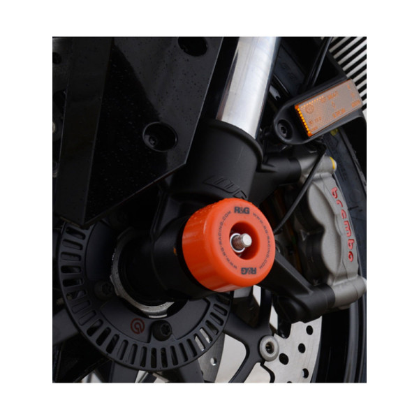 Слайдери переднього підвішування R&G для KTM 1290 SuperDuke GT (19-20) помаранчеві