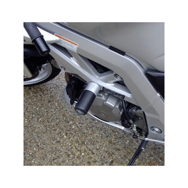 CRASH PADY R&G DO Suzuki SV1000 Bikini (03-05) / SV1000 FullFaired (03-05) / SV1000 Unfaired (03-05) (срібний комплект монтажу)