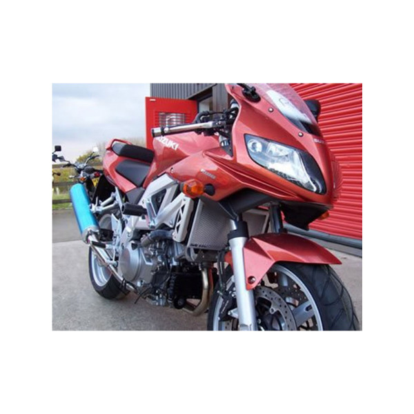CRASH PADY R&G DO Suzuki SV1000 Bikini (03-05) / SV1000 FullFaired (03-05) / SV1000 Unfaired (03-05) (срібний комплект монтажу)